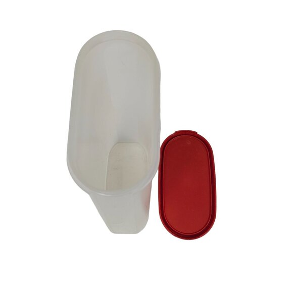 Vtg Tupperware Modular Mates #1615-2 11" Tall Oval Container W/ Lid 12 1/4 Cup - Picture 3 of 13